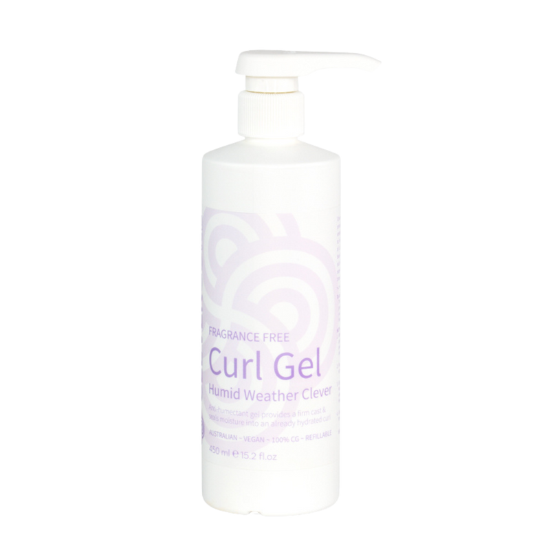 Clever Curl Fragrance Free Humid Weather Gel 450ml