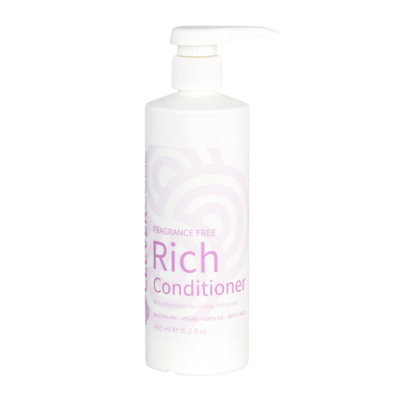 Clever Curl Fragrance Free Rich Conditioner 450ml