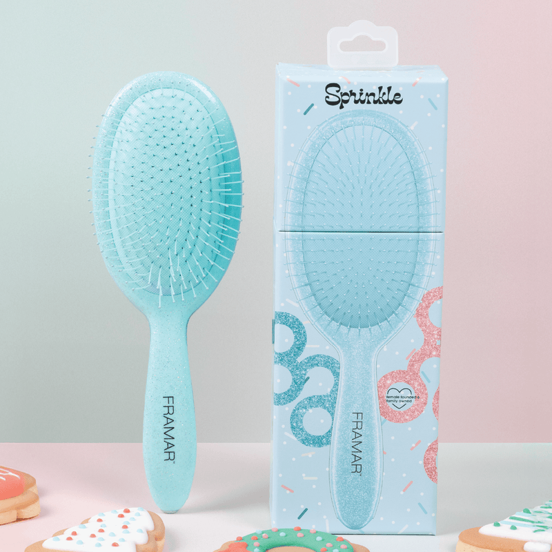 Framar Cookie Cutter Sprinkle Detangle Brush Limited Edition