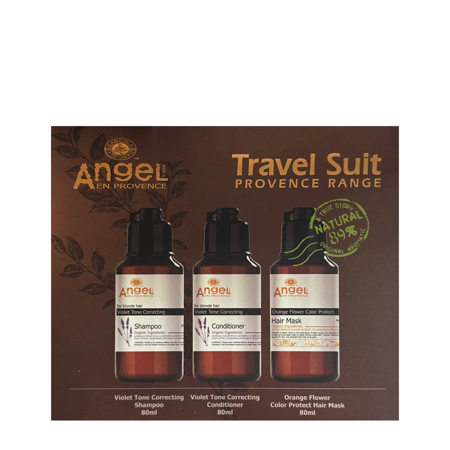 Angel En Provence Lavender Violet Tone Travel Trio