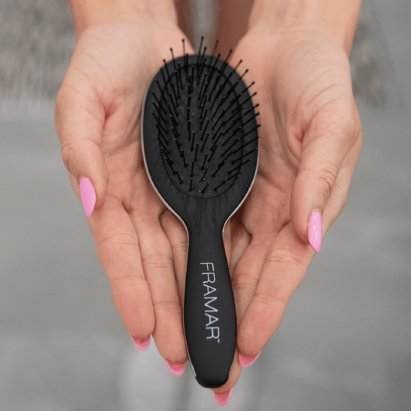 Framar Mini Detangle Brush Black Limited Edition