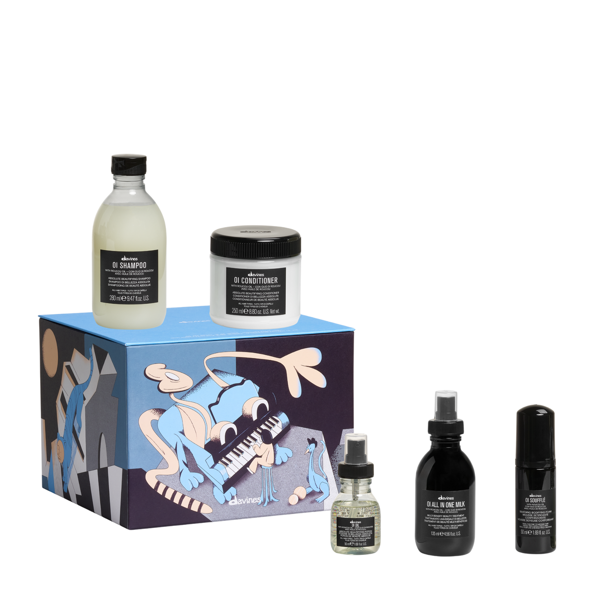 Davines OI Luxe Gift Pack to soften, detangle and control frizz