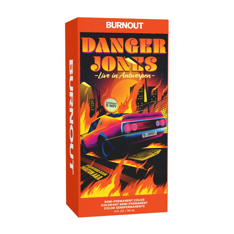 Danger Jones Semi-Permanent Colour - Burnout (Orange) 118ml