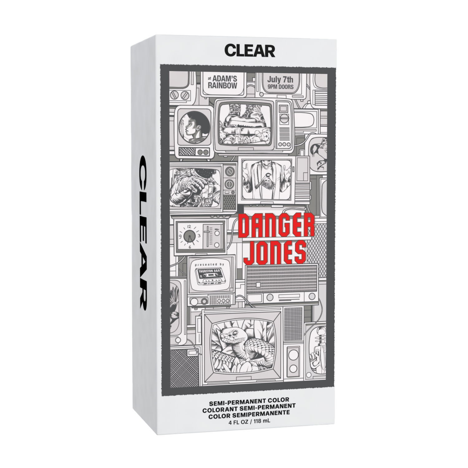 Danger Jones Semi-Permanent Colour - Clear 118ml