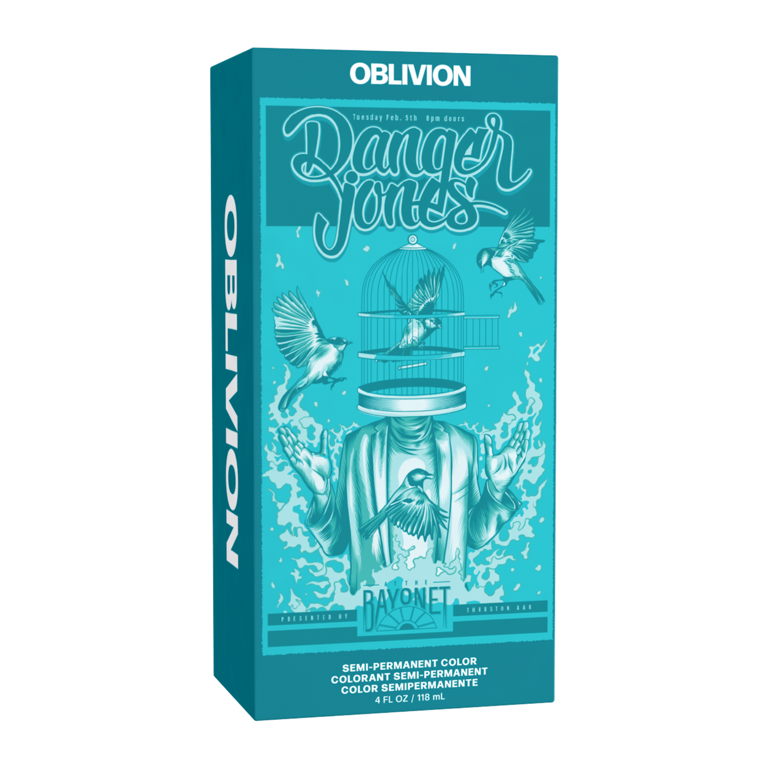 Danger Jones Semi-Permanent Colour - Oblivion (Teal) 118ml*