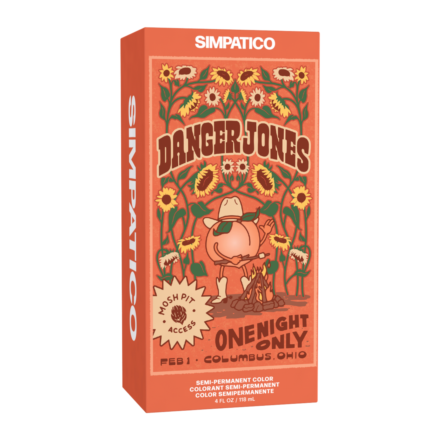 Danger Jones Semi-Permanent Colour - Simpatico (Light Peach) 118ml