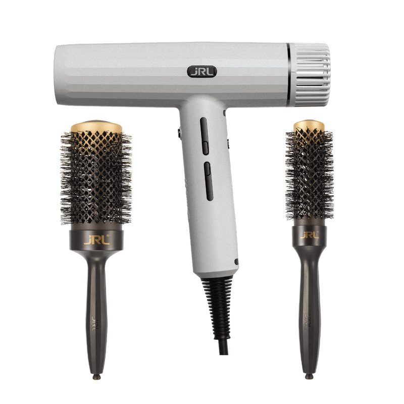 JRL 2020H Forte Pro Hair Dryer - Ghost White w 2 Free Brushes