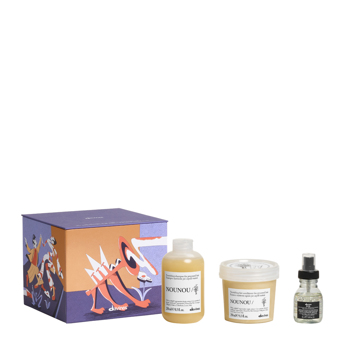 Davines Nounou Trio perfect for bleached, permed or relaxed hair