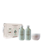 Pure Uplift Volume + Miracle Renew Mask Trio to add weightless volume for fine or flat hair