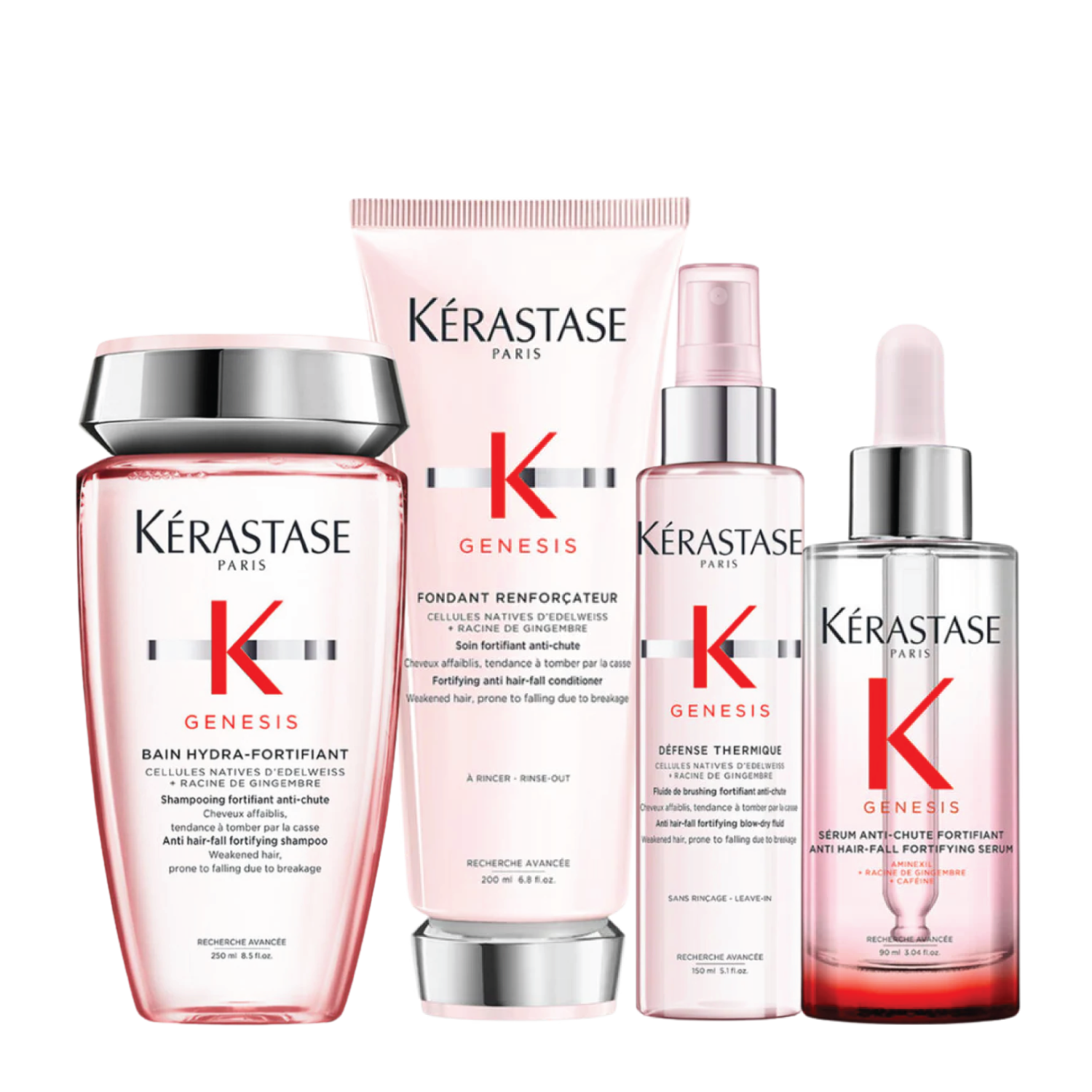 Kerastase Genesis 4 Piece Routine For Anti-Hair Fall