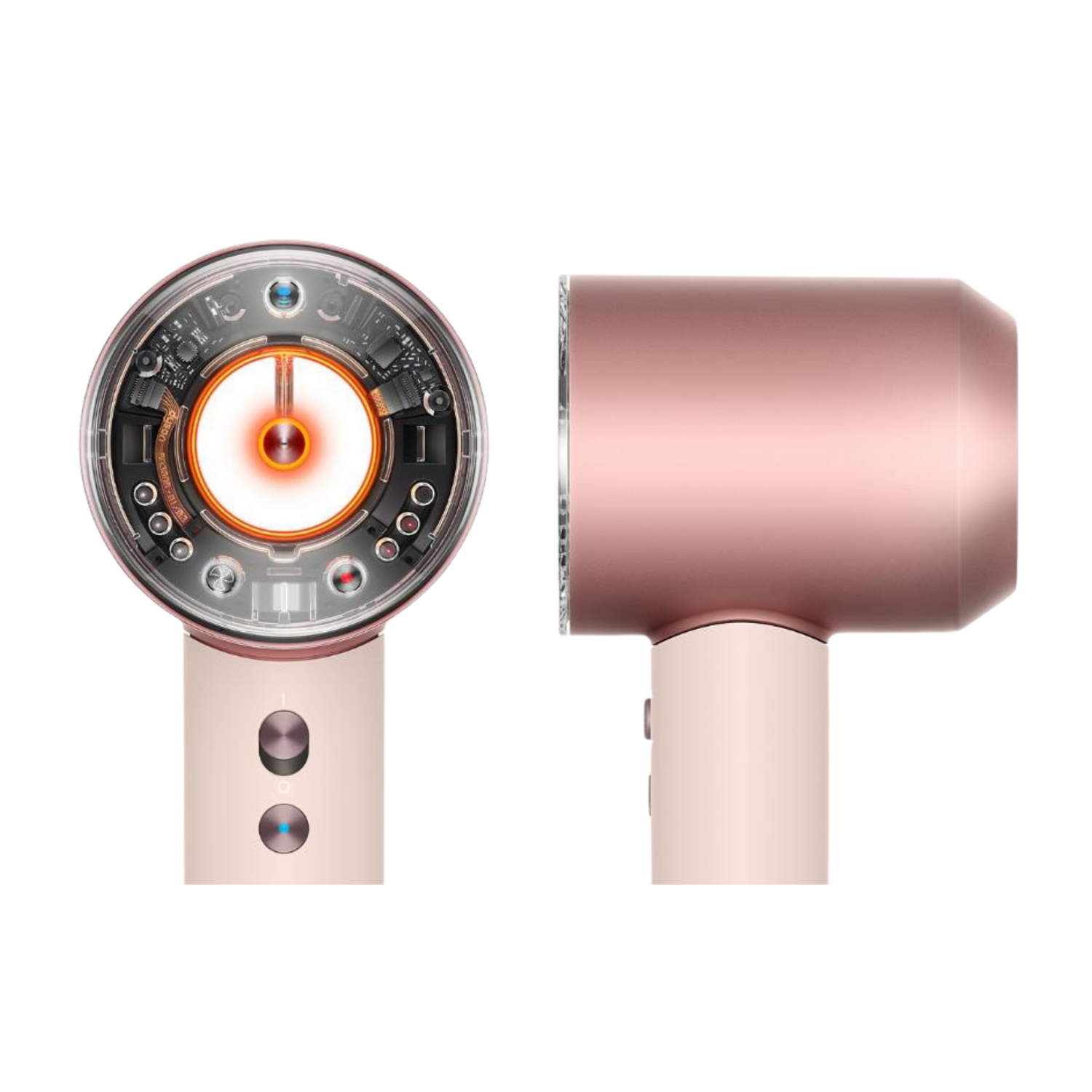 Dyson supersonic nural hair dryer for no heat damage drying.