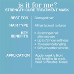 pureology strength cure hair treatment mask for all hair types and textures