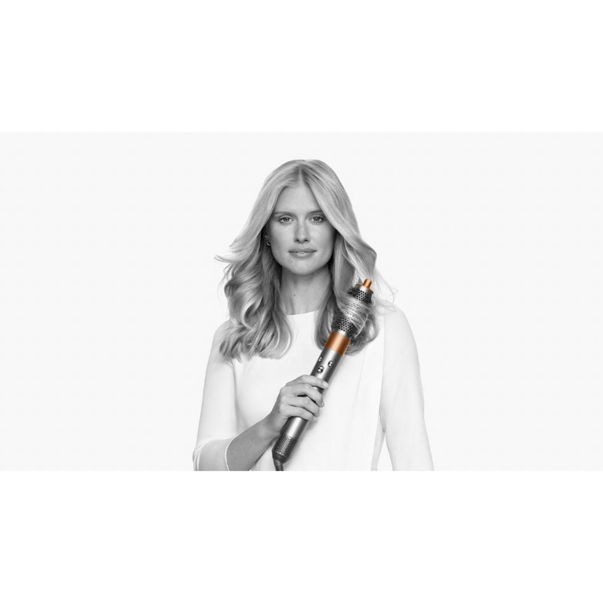 Dyson Airwrap™ Multi-styler and Dryer Complete Long in Bright Nickel/Rich Copper for volumised and bodied styles