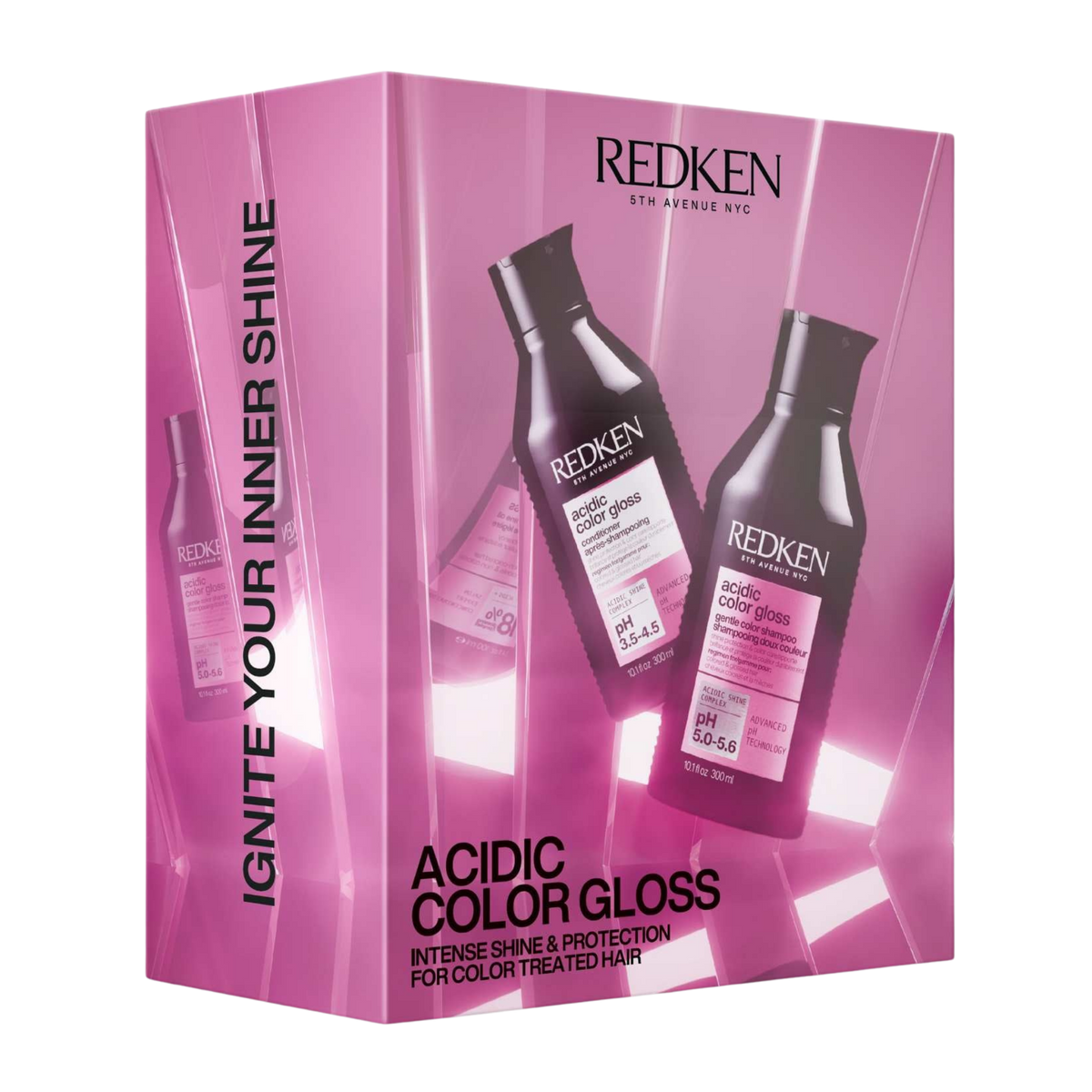 Redken Acidic Color Gloss Duo to extend colour and give salon-like shine