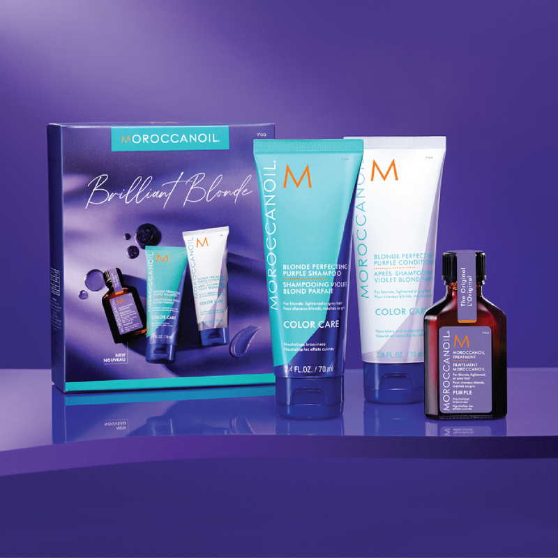Moroccanoil Brilliant Blonde Trio Gift Pack