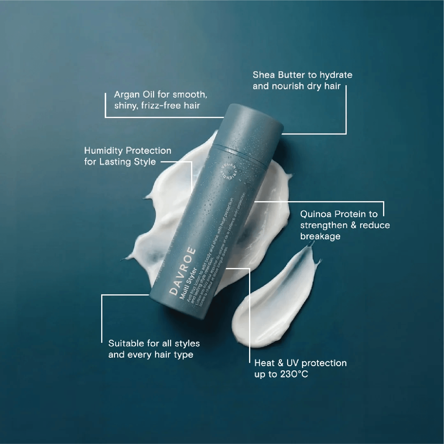 davroe multi styler for smooth, frizz-free hair