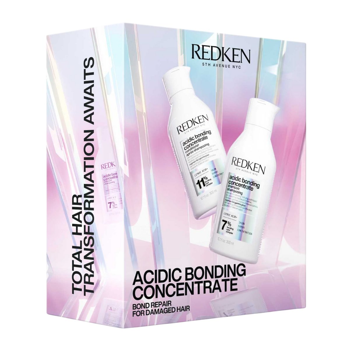 Redken Acidic Bonding Concentrate Duo for strength repair for all types of damaged hair