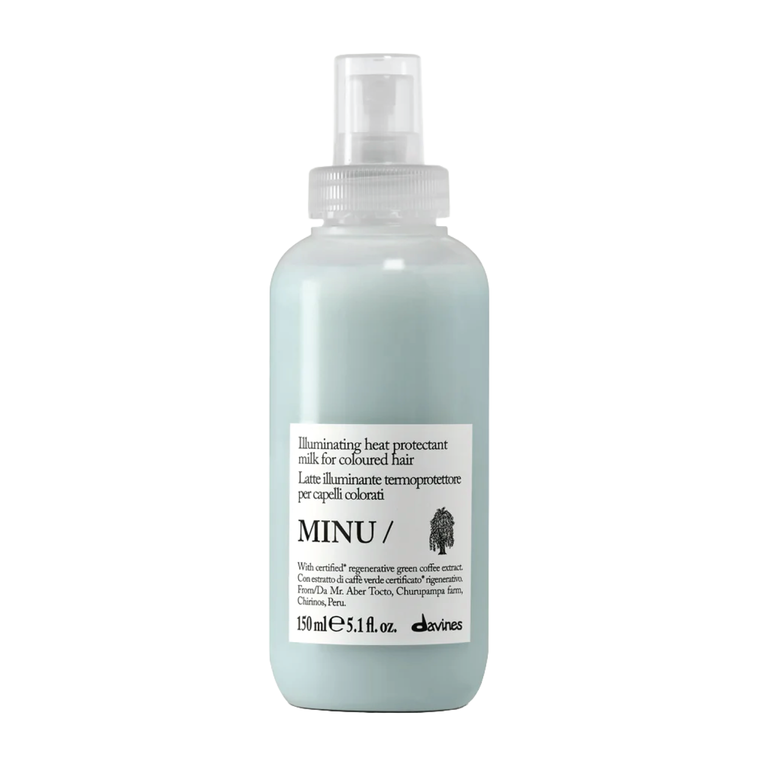 Davines Minu Illuminating Heat Protectant Milk 150ml