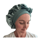 Splash Happy Cloud Silk Bonnet - Sage