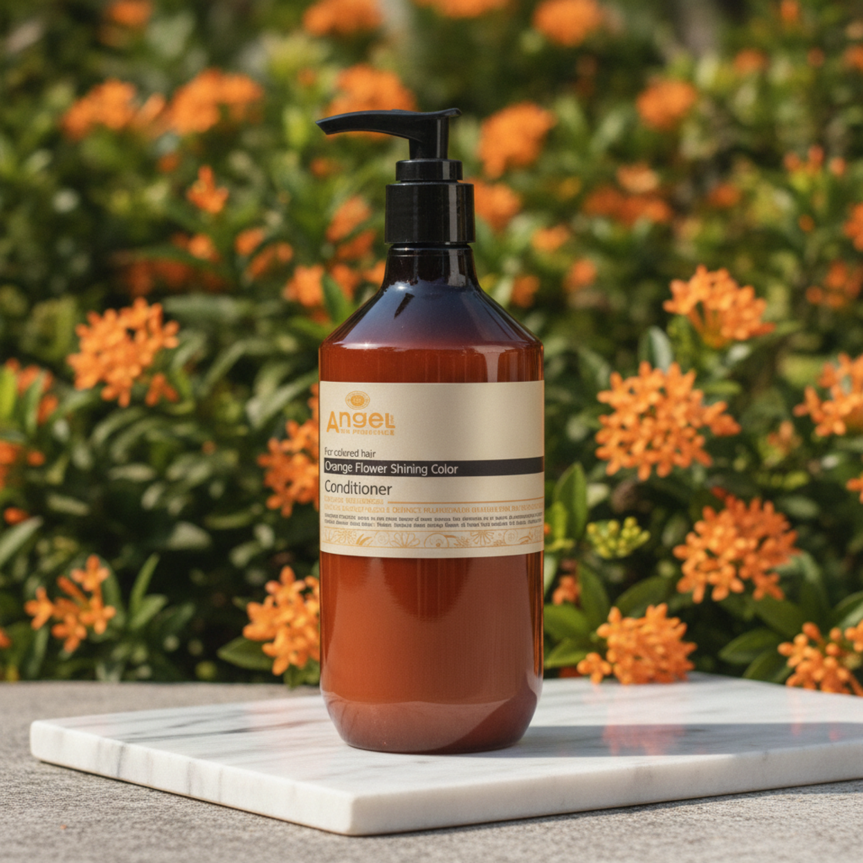 Angel En Provence Orange Flower Shining Colour Conditioner for coloured hair protection