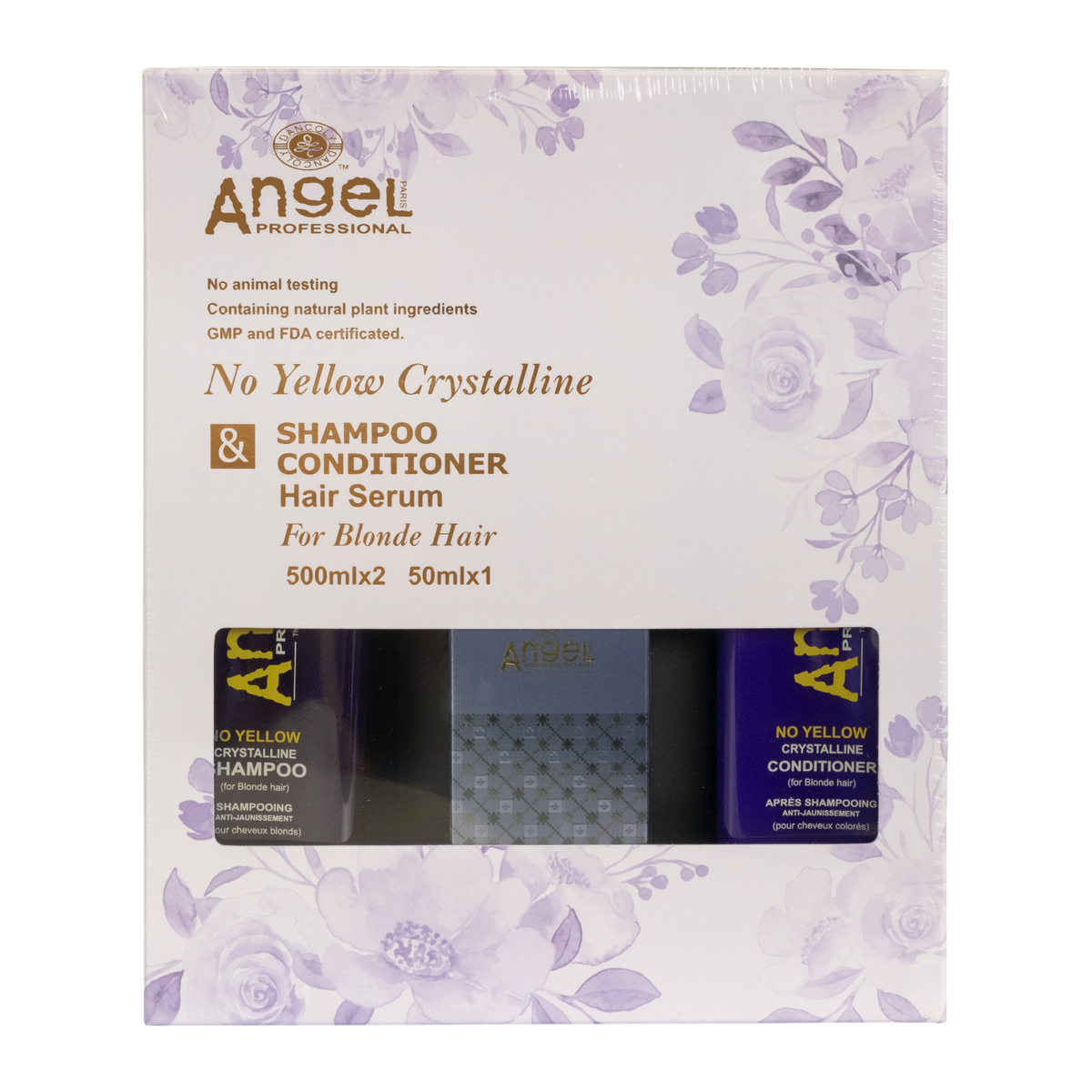 Angel Deep Sea No Yellow Trio with Hair Serum Gift Pack