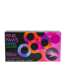 Framar Pink Paws Nitrile Gloves Medium 100pc