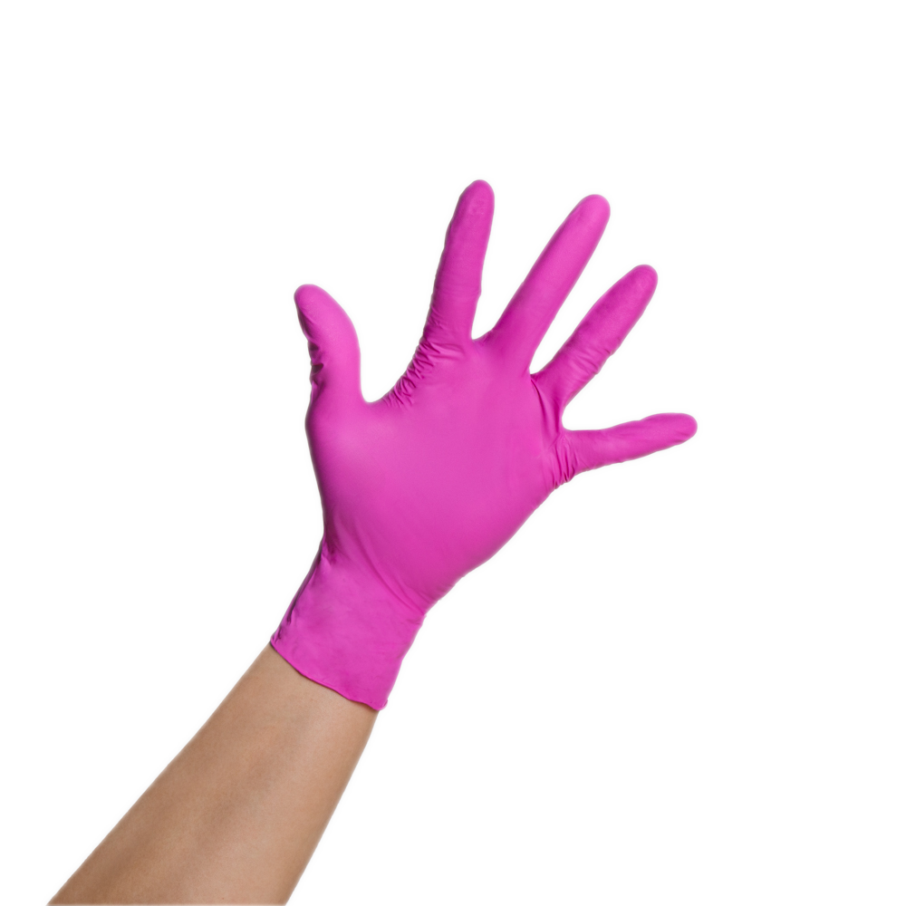 Framar Pink Paws Nitrile Gloves Small 100pc