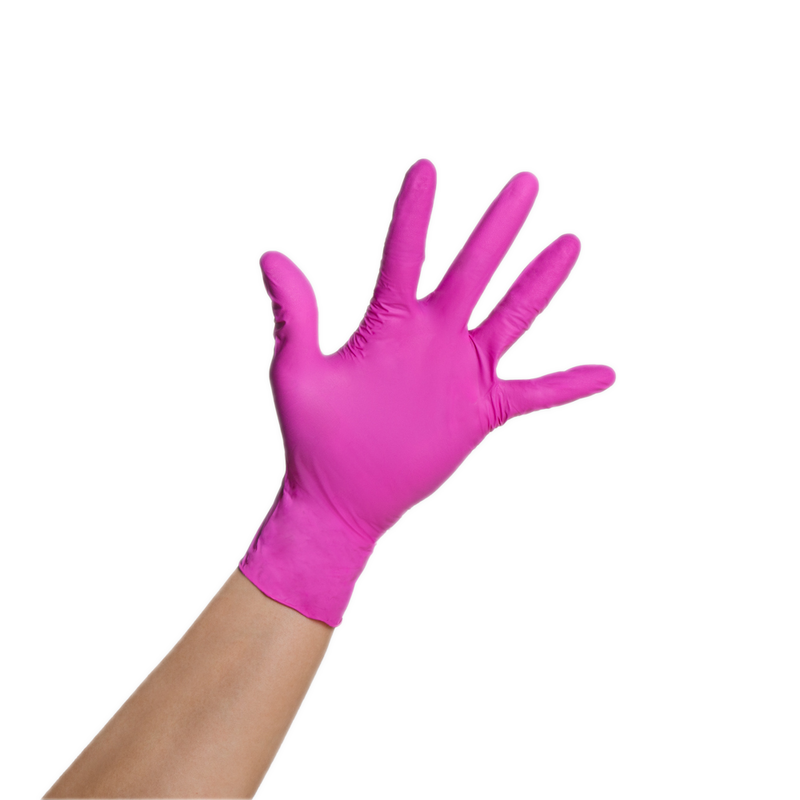 Framar Pink Paws Nitrile Gloves Small 100pc