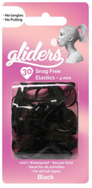 Snag Free Hair Elastic x30 4mm Black