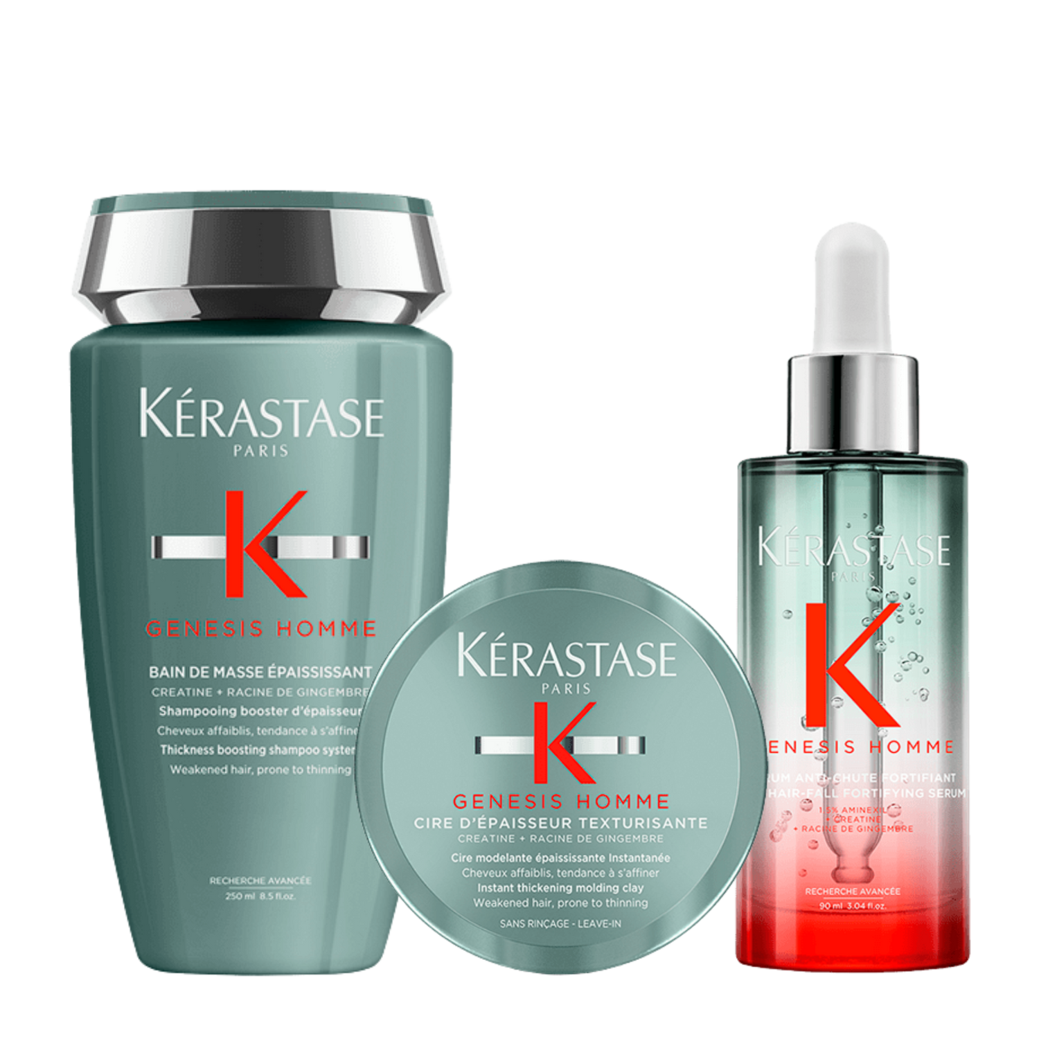 Kerastase Genesis Homme Bundle - Hair Loss Care For Men