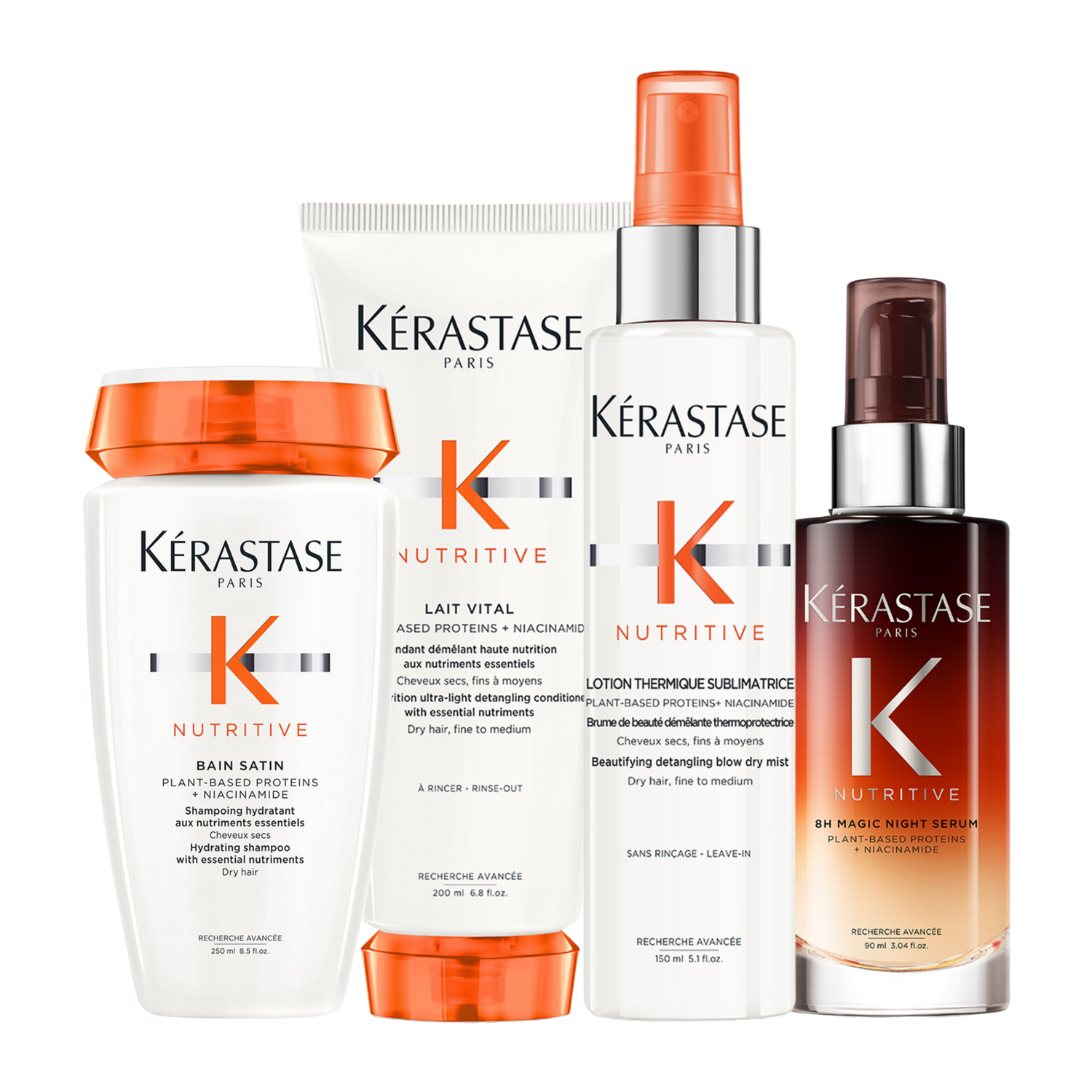 Kerastase Nutritive 4 Piece Routine Bundle - For Dry Hair