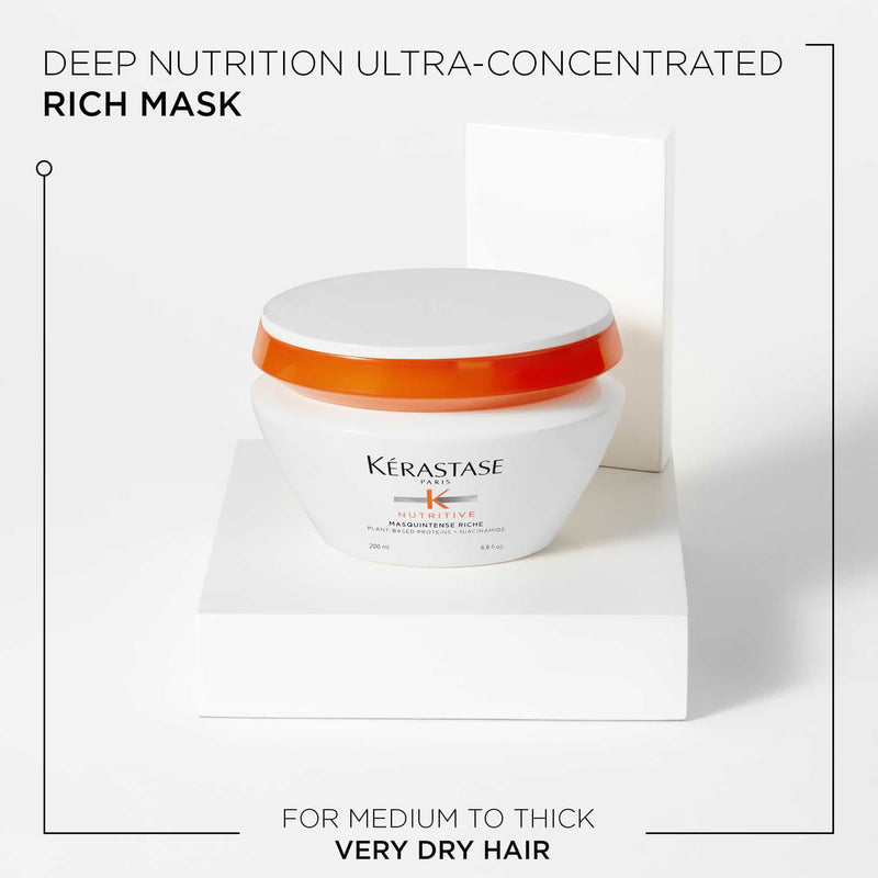 Kerastase Nutritive Riche Hair Mask For Very Dry Medium/Thick Hair 200ml