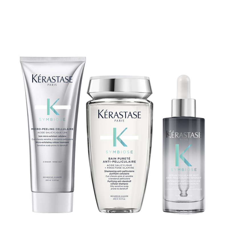 Kerastase Symbiose Trio Bundle - Anti-Dandruff Care For Oily Scalp