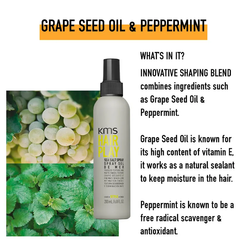 KMS Hair Play Sea Salt Spray 200ml