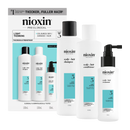 Nioxin Scalp + Hair Thickening System 3 Trial Kit for Damaged Hair with Light Thinning