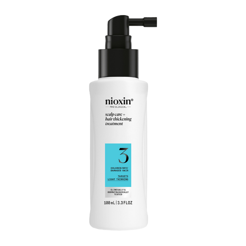 Nioxin System 3 Scalp + Hair Thickening Treatment For Damaged Hair with Light Thinning 100ml
