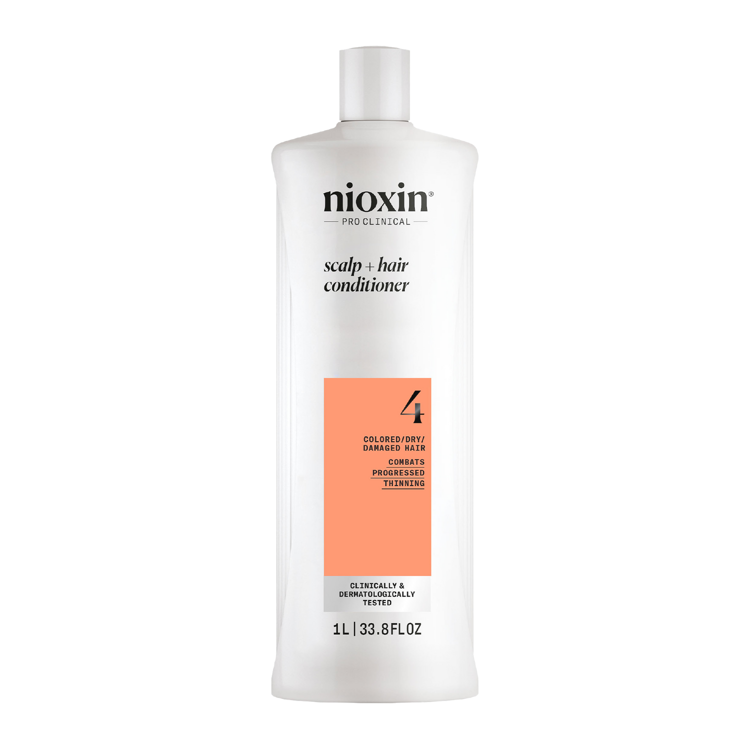 Nioxin System 4 Scalp + Hair Thickening Conditioner for Damaged Hair With Progressed Thinning 1 Litre