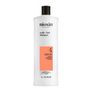 Nioxin System 4 Scalp + Hair Thickening Shampoo For Damaged Hair with Progressed Thinning 1 Litre