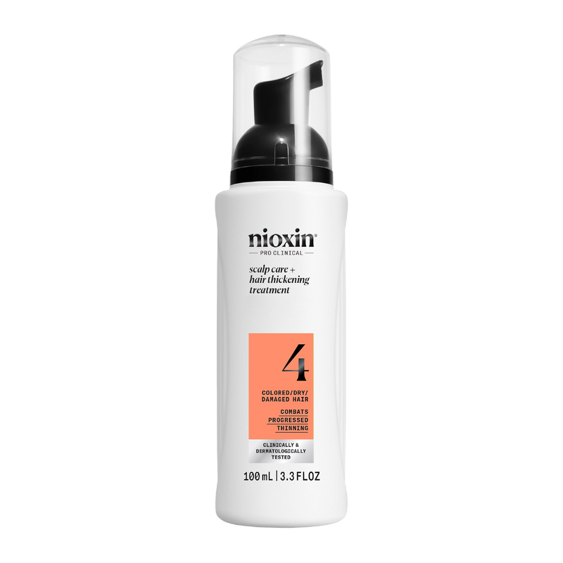 Nioxin System 4 Scalp + Hair Thickening Treatment For Damaged Hair with Progressed Thinning 100ml