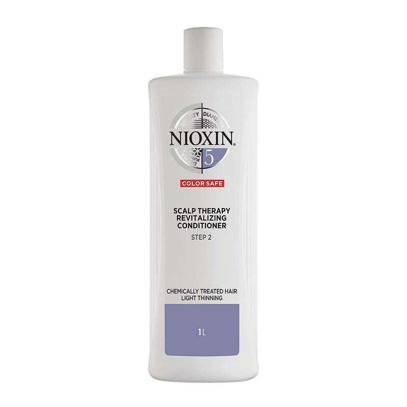 Nioxin System 5 Scalp Therapy Revitalising Conditioner 1 Litre For Chemically Treated Hair With Light Thinning *