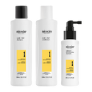 Nioxin Scalp + Hair Thickening System 1 Full Size Kit for Natural Hair with Light Thinning