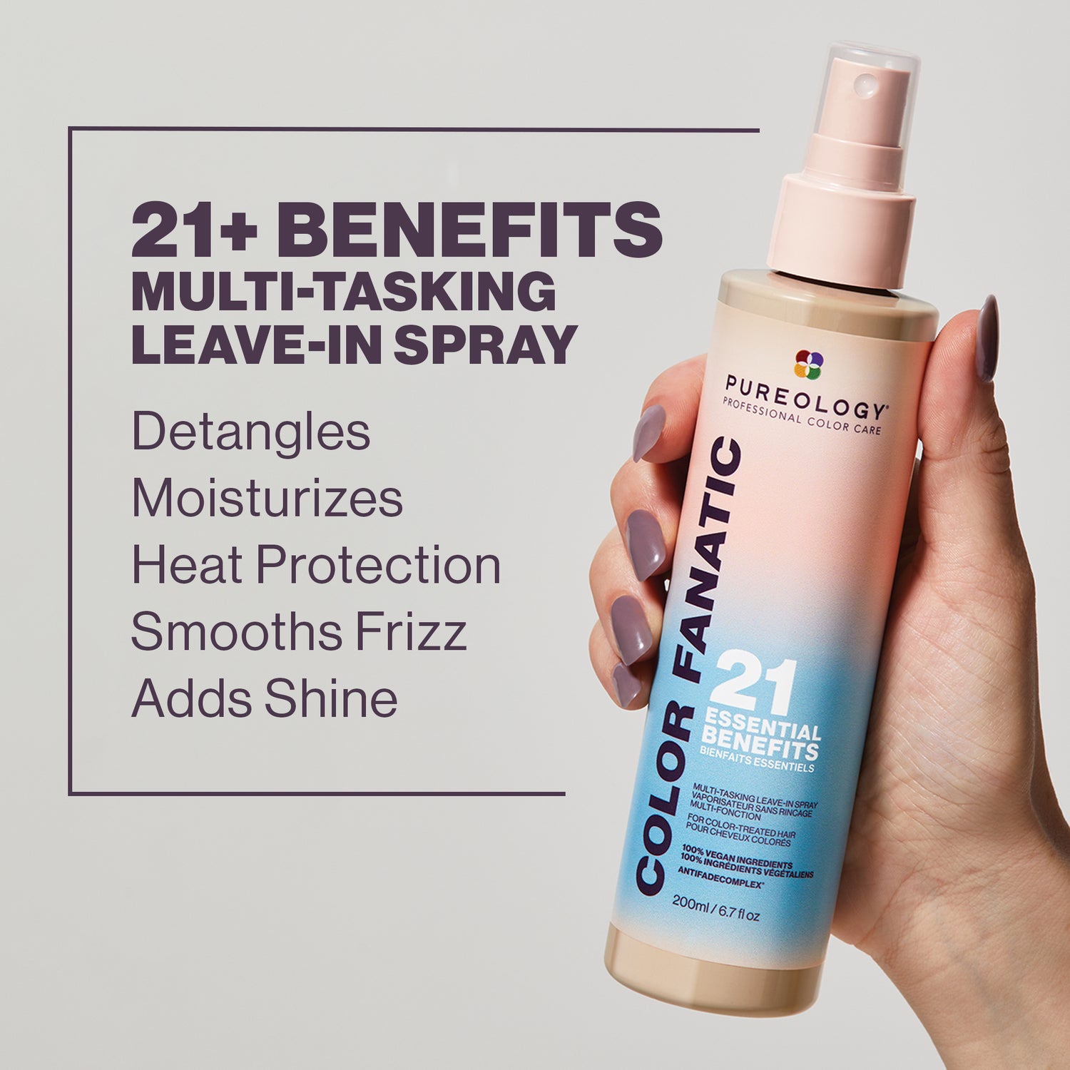 Pureology Color Fanatic Multi-Tasking Leave In Treatment Spray 200ml