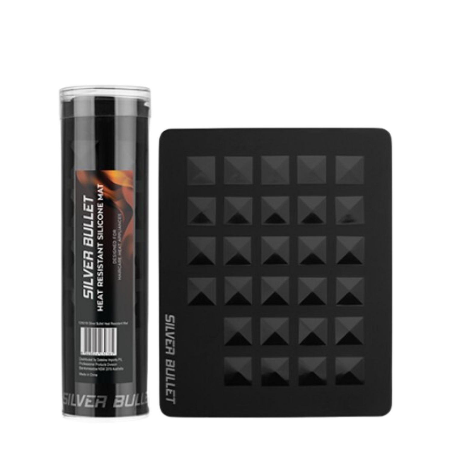 Silver Bullet Heat Resistant Silicone Mat - Black