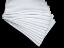 Barber Shave Towel - White (12) 28 x 45cm