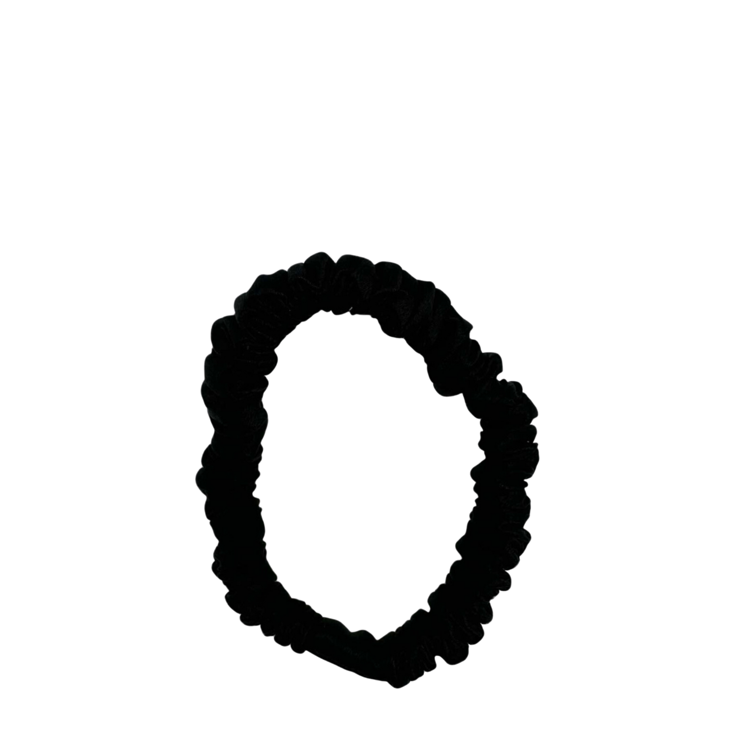 Splash Happy Silk Scrunchie Mini - Black