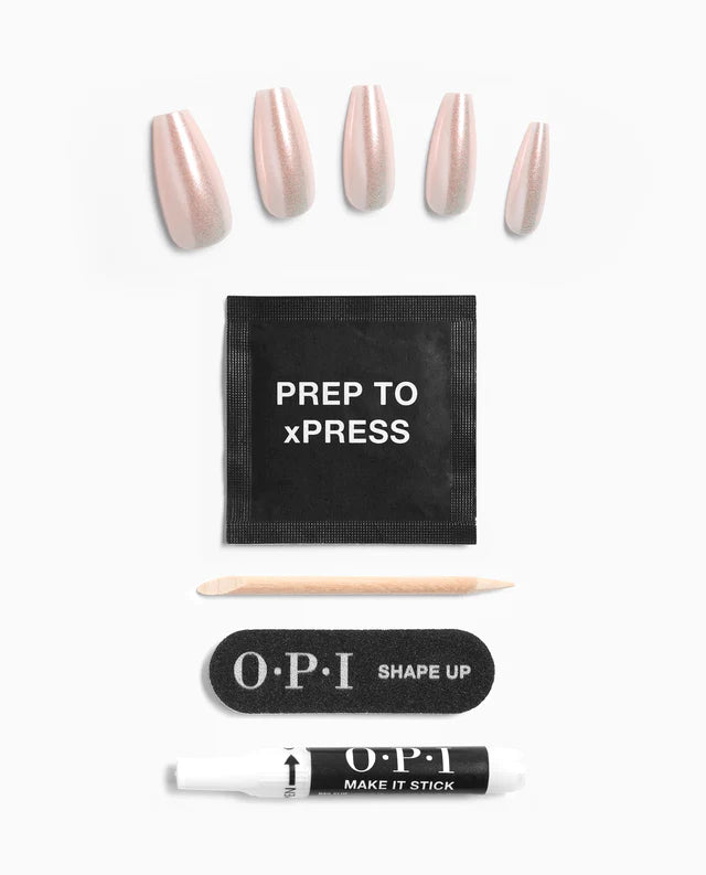 OPI xPRESS/ON Instant Gel-Like Salon Manicure - Throw Me a Kiss - Long