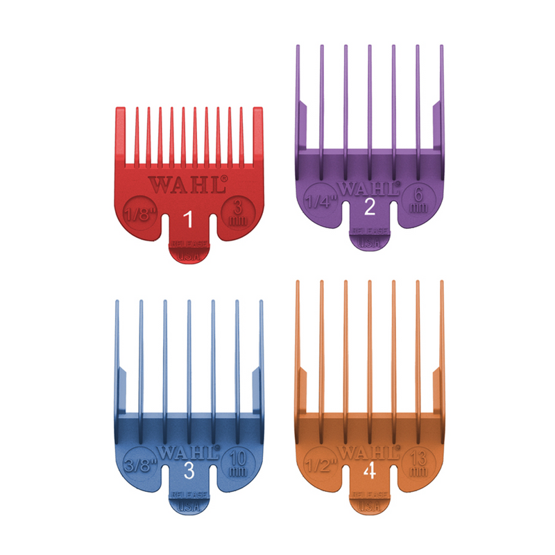 Wahl Coloured Comb Attachments 1-4