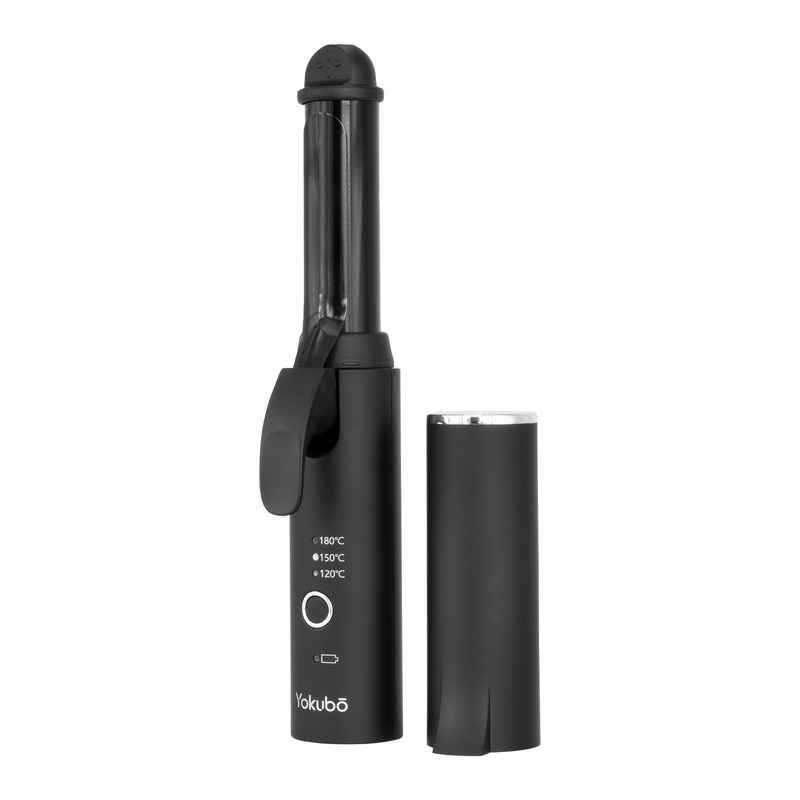 Yokubo Black Mini Cordless Hair Curler