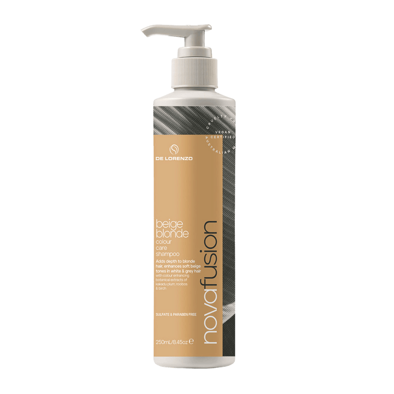 De Lorenzo Novafusion Beige Blonde Shampoo 250ml - Haircare Market