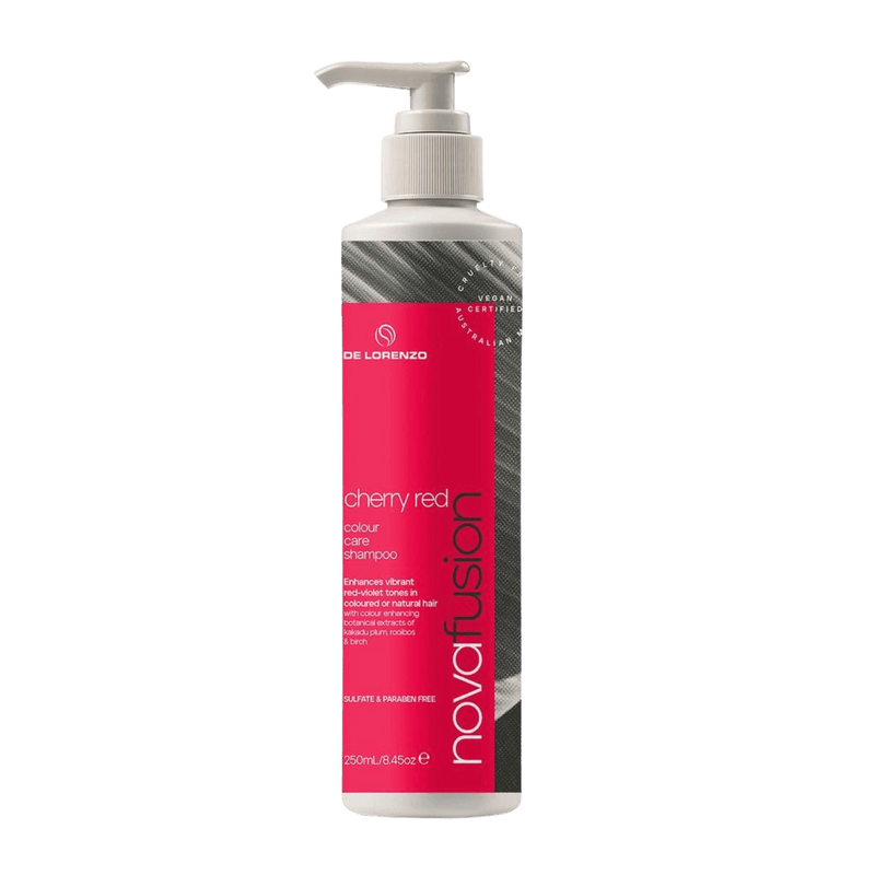 De Lorenzo Novafusion Cherry Red Shampoo 250ml - Haircare Market